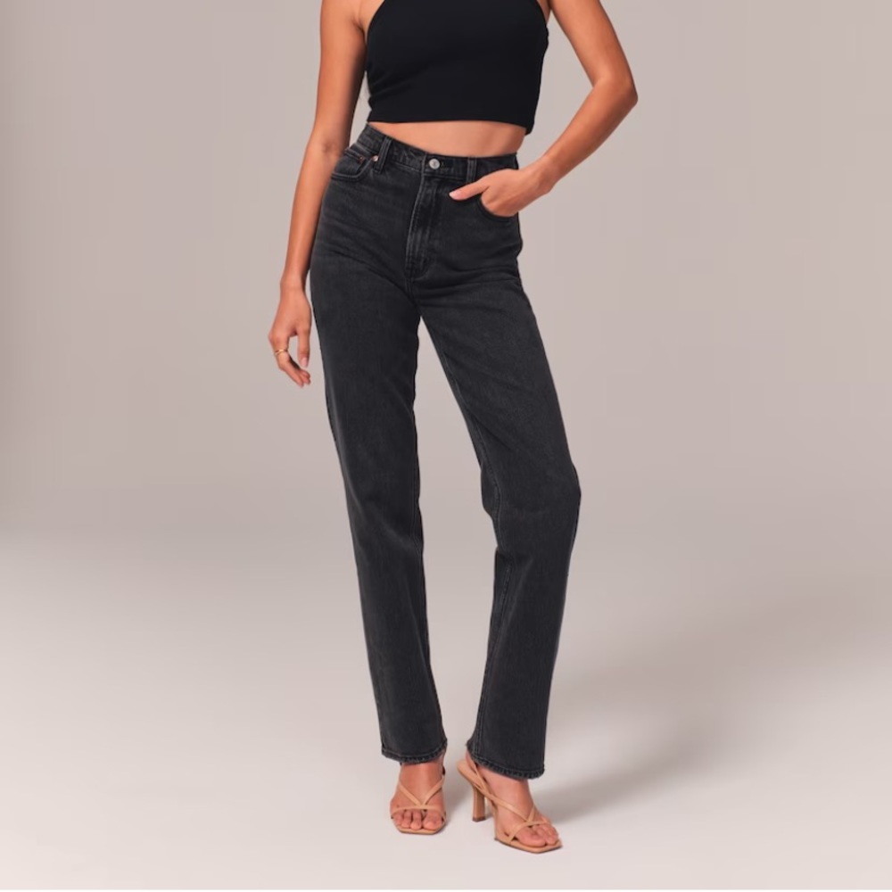 Abercrombie and Fitch 90s Straight Ultra High Rise Jeans